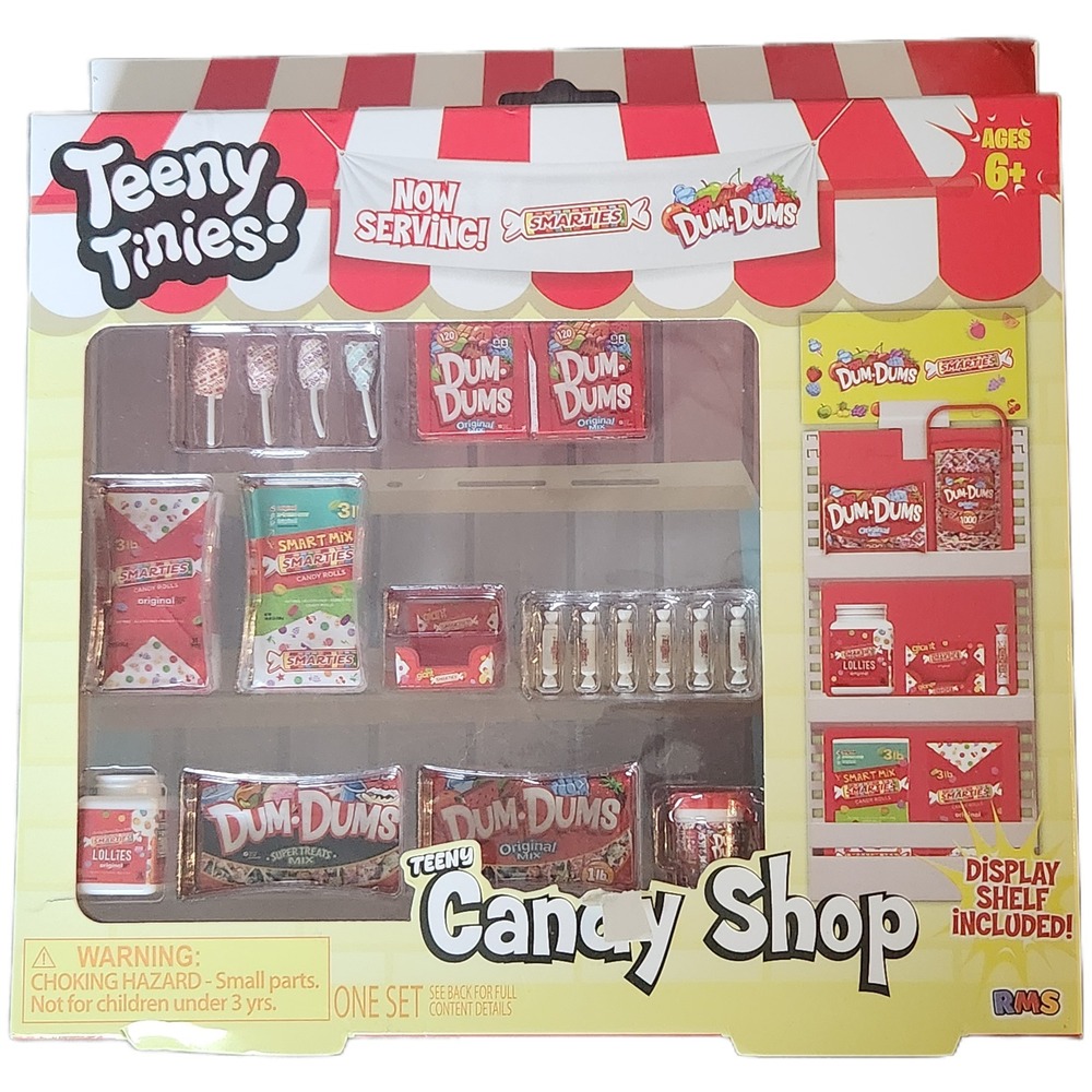Teeny Tinies Candy Shop Miniature Playset Dum-Dums Smarties Collectibles RMS